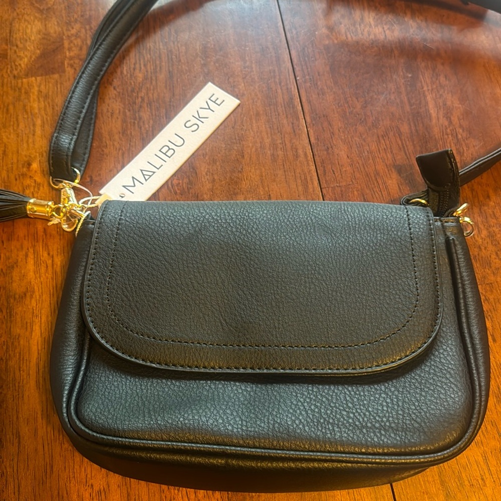 Malibu Skye black crossbody bag NWT